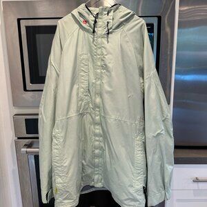 Quiksilver Men’s Light Green Hooded Jacket Shell